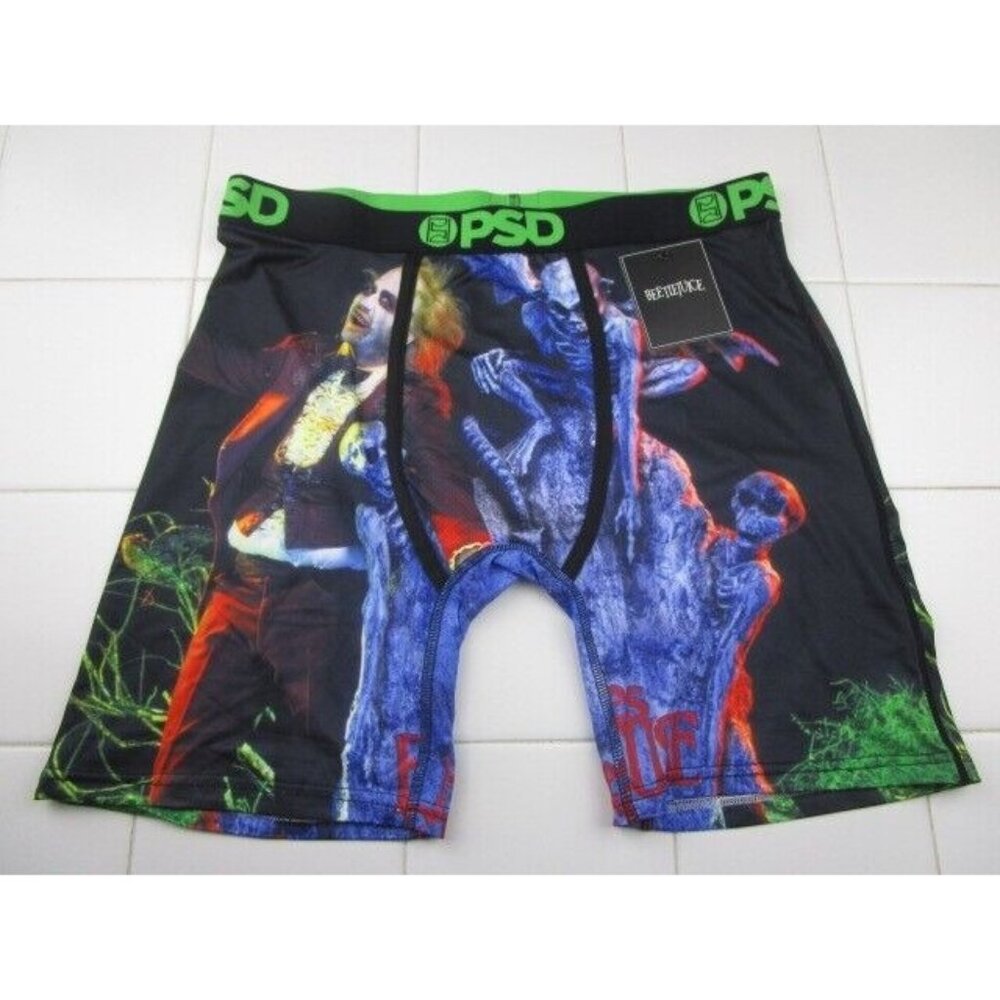 PSD Beetlejuice Showtime Men's Size XL X-Large Underwear Boxer Briefs Halloween